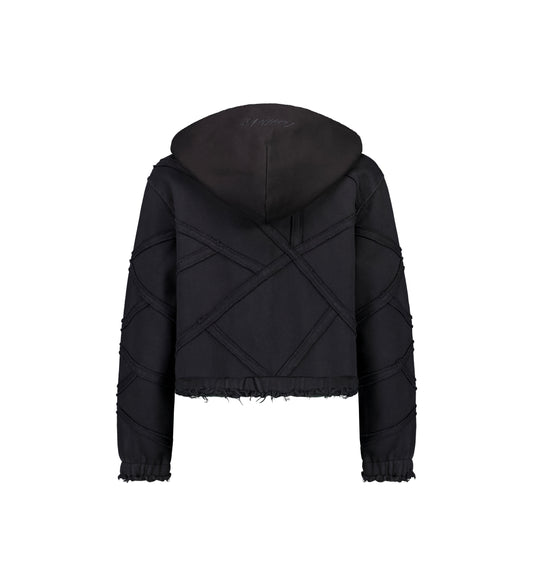 PRE-ORDER: CAN’T BE US NOIR ZIP UP HOODED JACKET